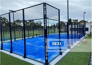 10mm 12mm Tennis Padel Court Glas